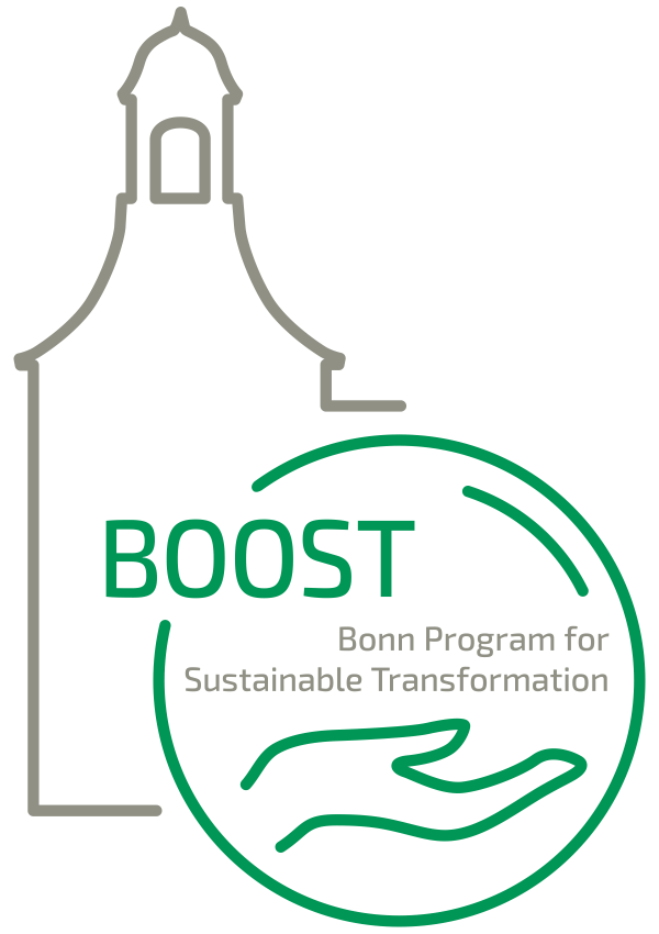 Das offizielle Logo des Bonn Program for Sustainable Transformation an der Universität Bonn.