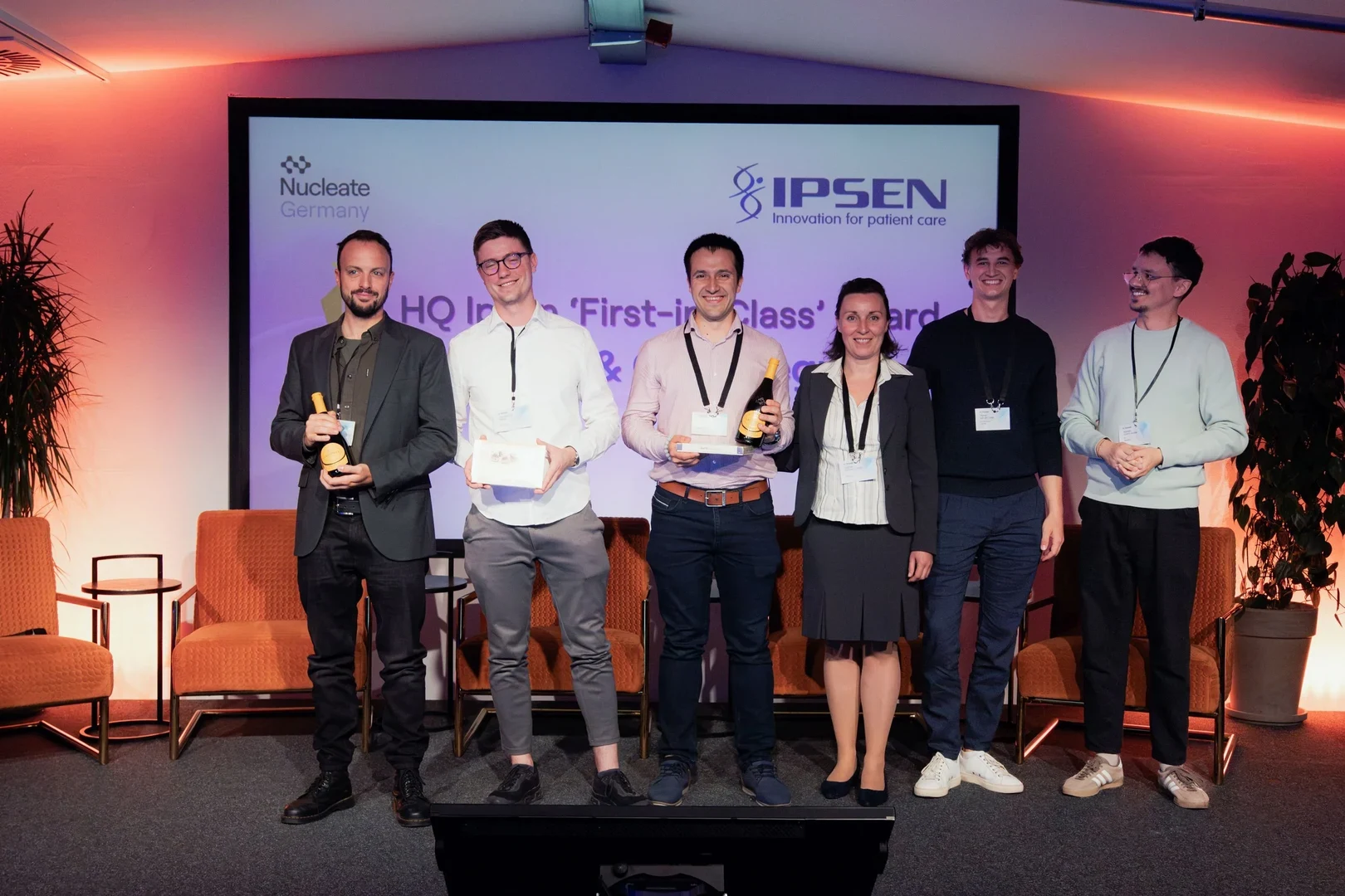 OncoDegrade Team gewinnt HQ Ipsen ,,First-In Class‘‘ Award