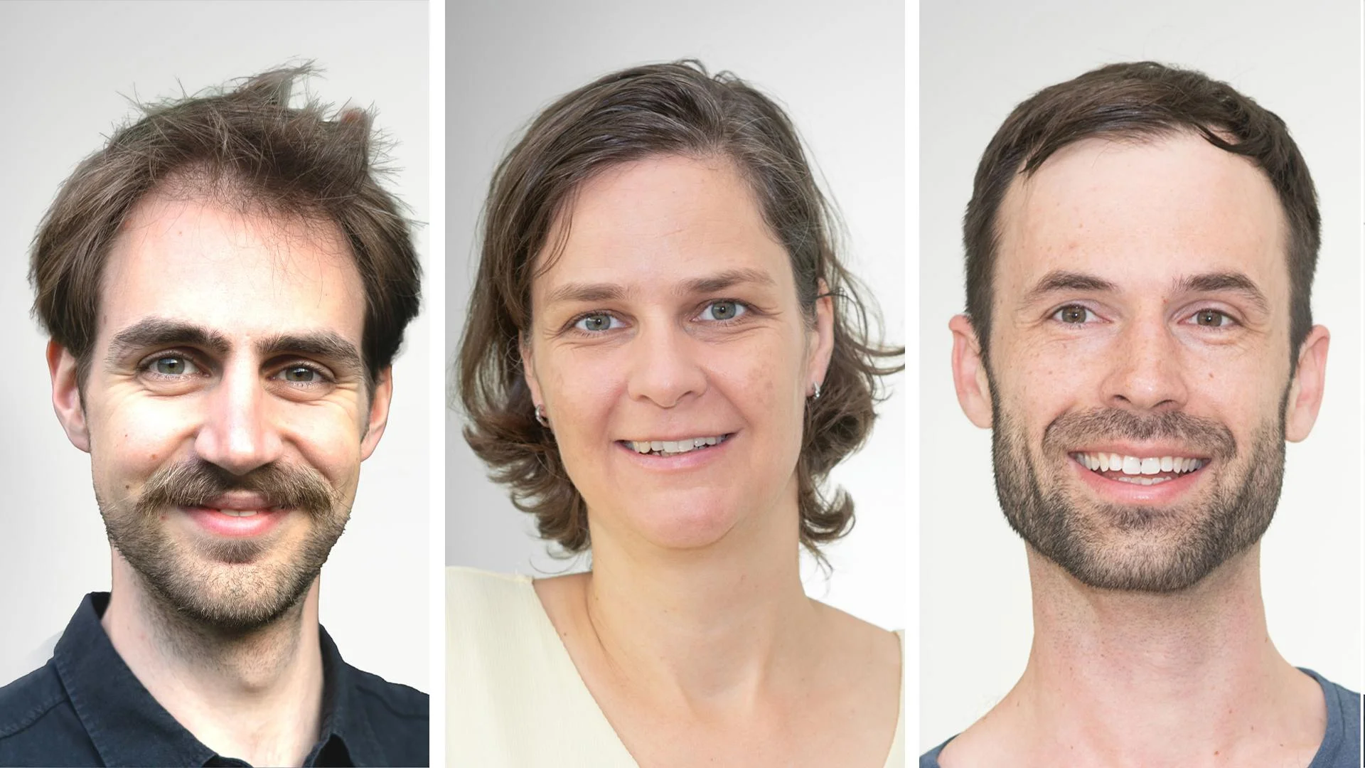 Große genetische Studie zu schwerem Covid-Verlauf: - (v.li.): Jannik Boos, Prof. Kerstin Ludwig und Dr. Axel Schmidt bestätigen neben dem bekannten Gen TLR7 drei weitere Gene für erhöhtes Risiko.