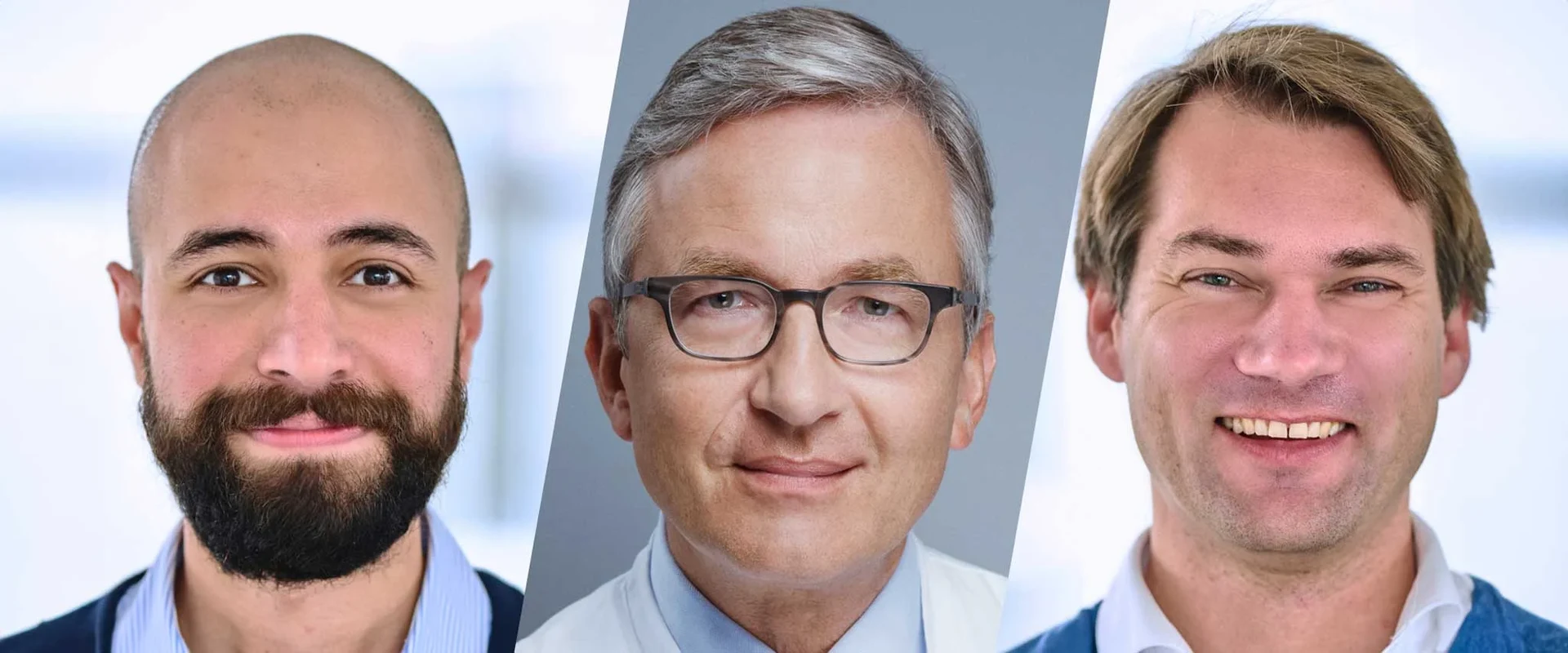 KI verbessert Diagnose genetischer Augenkrankheiten: (v. li) Dr. Behnam Javanmardi, Prof. Frank Holz und Prof. Peter Krawitz waren maßgeblich an einer internationalen Studie beteiligt.