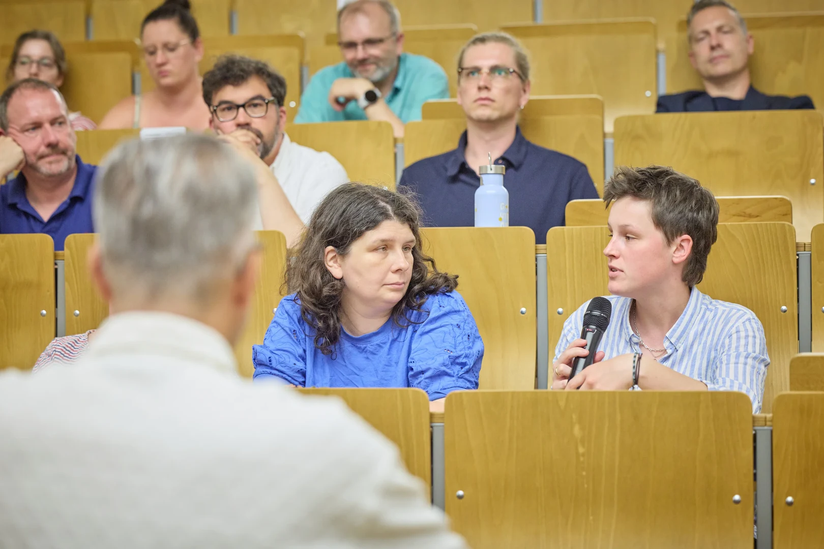Das Symposium Lehre war interaktiv gestaltet. Beiträge aus dem Publikum ermöglichten verschiedene Perspektiven.