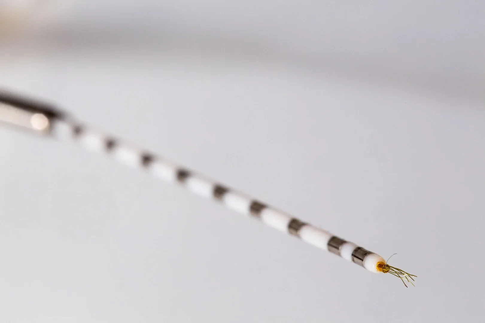 Using ultrafine electrodes - implanted in the temporal lobes of epilepsy patients, researchers can visualize the activity of single neurons in different brain regions.