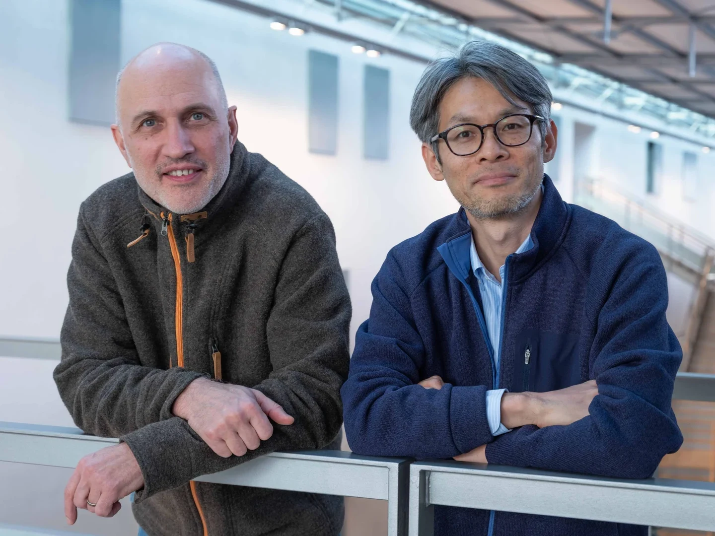 Prof. Dr. Heinz Beck und Dr. Kunihiko Araki (from left ot right) - are developing new active substances for epilepsy with ‘EpiTher’.