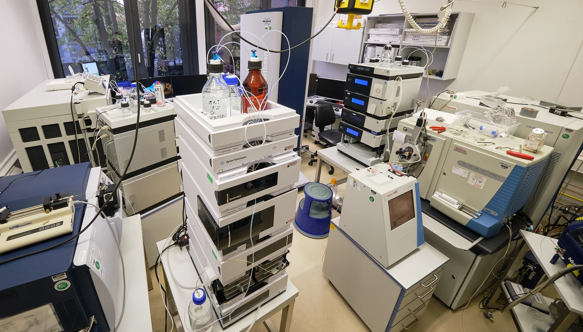 Spectrometer-Raum Übersicht